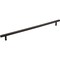 Jeffrey Alexander 305 mm Center-to-Center Brushed Oil Rubbed Bronze Square Dominique Cabinet Bar Pull 845-305DBAC - alternate 1